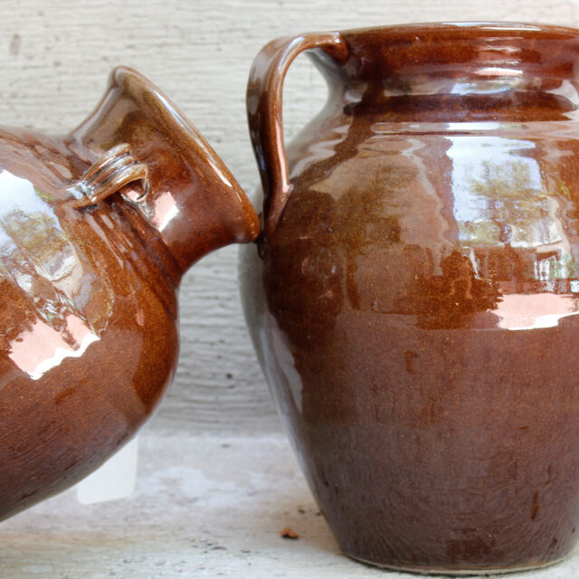 Brown Ceramic Jars 01 *