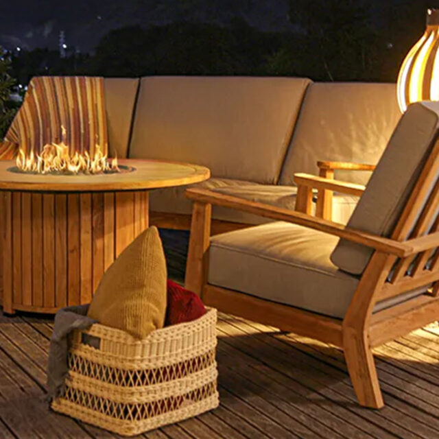 Cannes 44″ Round Fire Table 01