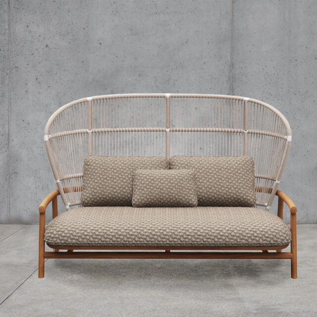 Fern High Back 2 Seater Sofa 01