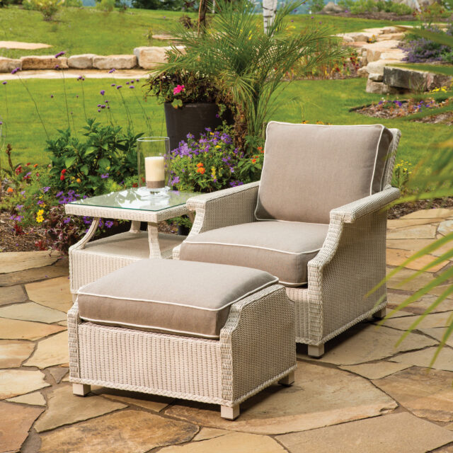 Hampton Club Chair and Ottoman 01