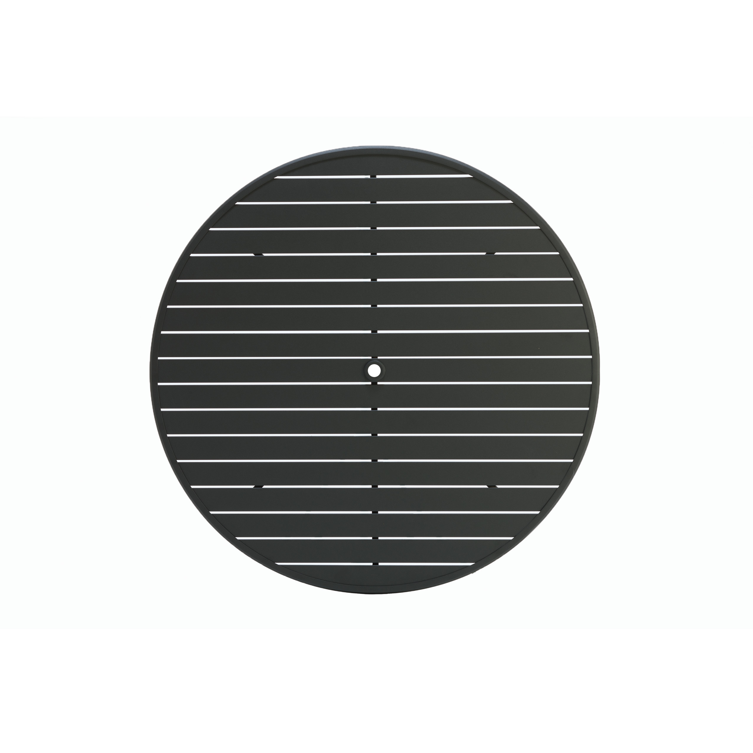 Slat Top 42” Round Bar Table | Patio 1