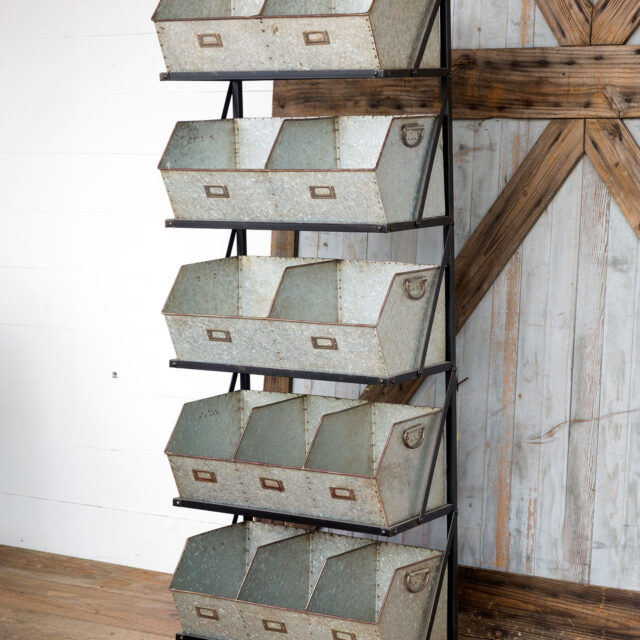 Vintage Tin Storage Racks 01 *